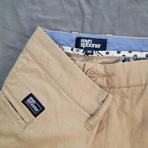 Reyn‎ Spooner Khaki Pants Men's 38x28 Beige Chino Cotton Twill Outdoors Surfer